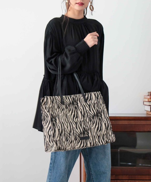 ALTROSE（アルトローズ）の「トートバッグ　[ﾌﾗﾝｼｽ]（トートバッグ・レディース・ベージュ/ブラウン/ホワイト系その他/ホワイト系その他2・FREE）」の19枚目の写真