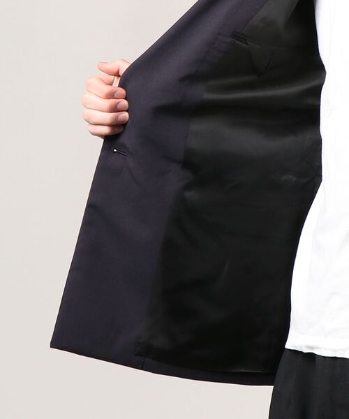 【LITTLEBIG / リトルビッグ】PLAIN JACKET 46 LITTLEBIG - 【残り一点】Black Low Jacket | ACRMTSM ONLINE STORE