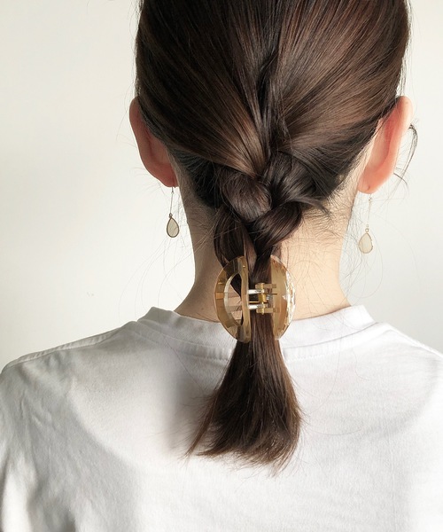 aller au lit（アレオリ）の「FT:aller au lit（アレオリ） バンス（バレッタ/ヘアクリップ・レディース・ベージュ/ブラウン/キャメル・FREE）」の11枚目の写真