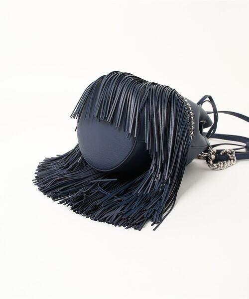 J&M Davidson（ジェイアンドエムデヴィッドソン）の「フリンジ カーニバル ミニ（ショルダーバッグ・レディース・ブラック/ホワイト系その他/ダークネイビー/ピンク系その他2・FREE）」の14枚目の写真