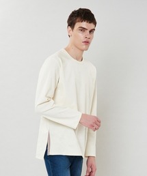 【VABEU 】サイドラインポイントティーシャツ / Sideline Pointed T-shirts