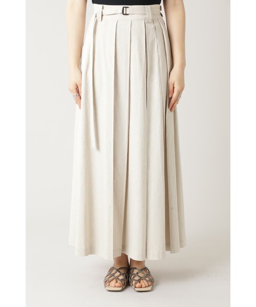 mici（ミチ）の「(mici)タックボリュームスカート（スカート・レディース・ベージュ/ネイビー・MEDIUM/SMALL）」の9枚目の写真