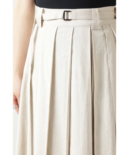 mici（ミチ）の「(mici)タックボリュームスカート（スカート・レディース・ベージュ/ネイビー・MEDIUM/SMALL）」の6枚目の写真