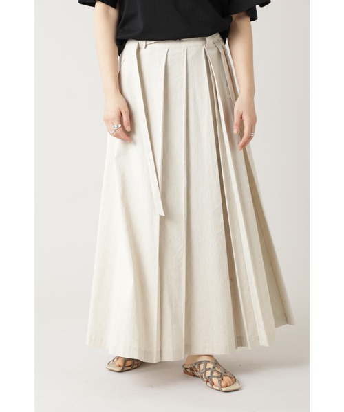 mici（ミチ）の「(mici)タックボリュームスカート（スカート・レディース・ベージュ/ネイビー・MEDIUM/SMALL）」の13枚目の写真