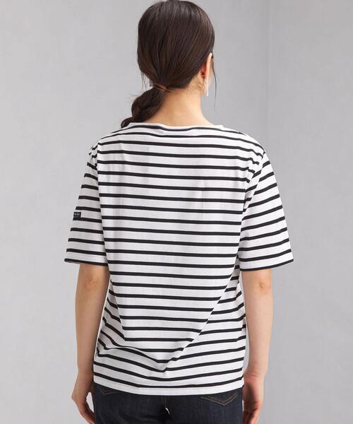 SAINT JAMES（セントジェームス）の「[ セントジェームス ] SAINT JAMES SC ピリアック ボーダー プルオーバー カットソー 21（Tシャツ/カットソー・レディース・ライトブルー/ライトグレー/ホワイト・3/1）」の12枚目の写真