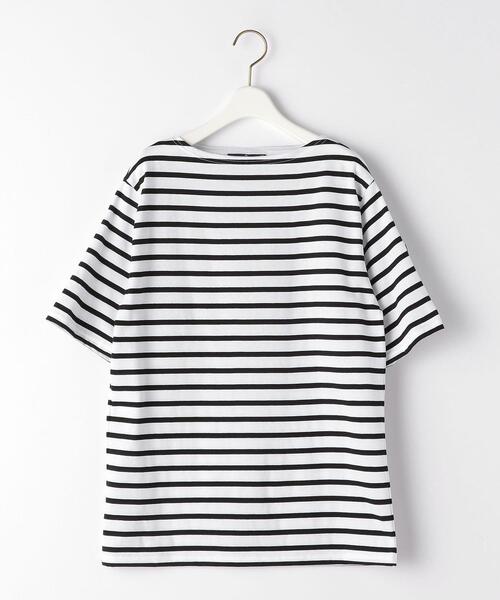 SAINT JAMES（セントジェームス）の「[ セントジェームス ] SAINT JAMES SC ピリアック ボーダー プルオーバー カットソー 21（Tシャツ/カットソー・レディース・ライトブルー/ライトグレー/ホワイト・3/1）」の6枚目の写真