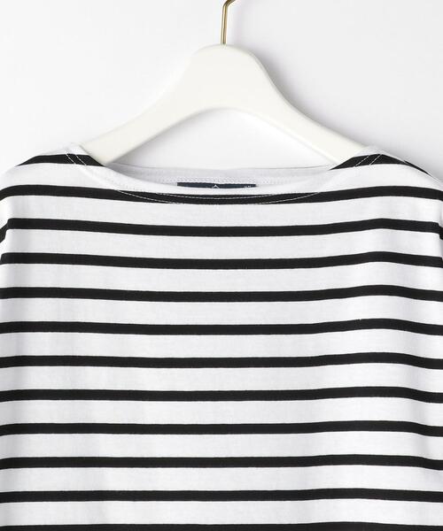 SAINT JAMES（セントジェームス）の「[ セントジェームス ] SAINT JAMES SC ピリアック ボーダー プルオーバー カットソー 21（Tシャツ/カットソー・レディース・ライトブルー/ライトグレー/ホワイト・3/1）」の9枚目の写真