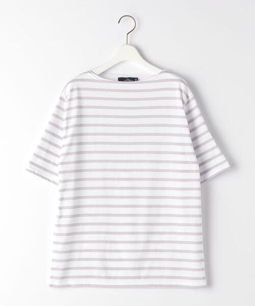 SAINT JAMES（セントジェームス）の「[ セントジェームス ] SAINT JAMES SC ピリアック ボーダー プルオーバー カットソー 21（Tシャツ/カットソー・レディース・ライトブルー/ライトグレー/ホワイト・3/1）」の17枚目の写真