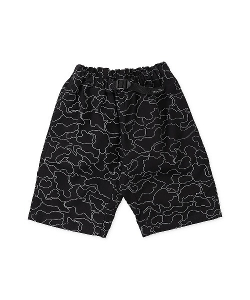GROOVY COLORS(グルービーカラーズ)の「カラーツイル 総柄 クライミング ショートパンツ(その他パンツ・キッズ・ブラック/チャコールグレー/ネイビー・90/100/110/120)」の2枚目の写真