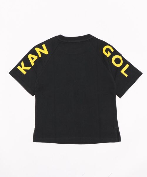 KANGOL KIDS(カンゴールキッズ)の「【KANGOL】ビッグシルエットラグランロゴTシャツ(Tシャツ/カットソー・キッズ・パープル/ブラック・105/140/130/120/155)」の3枚目の写真