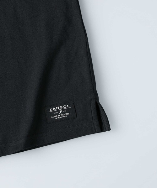 KANGOL KIDS(カンゴールキッズ)の「【KANGOL】ビッグシルエットラグランロゴTシャツ(Tシャツ/カットソー・キッズ・パープル/ブラック・105/140/130/120/155)」の6枚目の写真