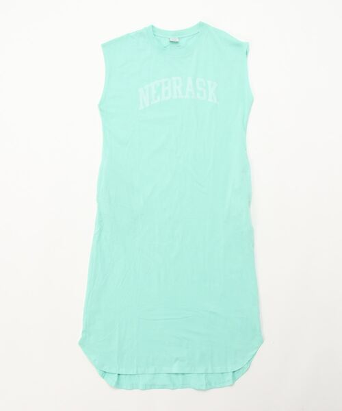 ALPHA LABEL(アルファーレーベル)の「COOL FABRIC LOGO ONE-PEACE(Tシャツ/カットソー・キッズ・オレンジ/ミント/チャコールグレー/ベージュ/ネイビー/カーキ・100/110/140/150/S/120/130)」の5枚目の写真