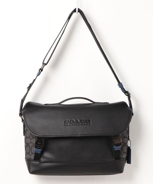 COACH（コーチ）の「リーグ バイク バッグ シグネチャー ジャカード
