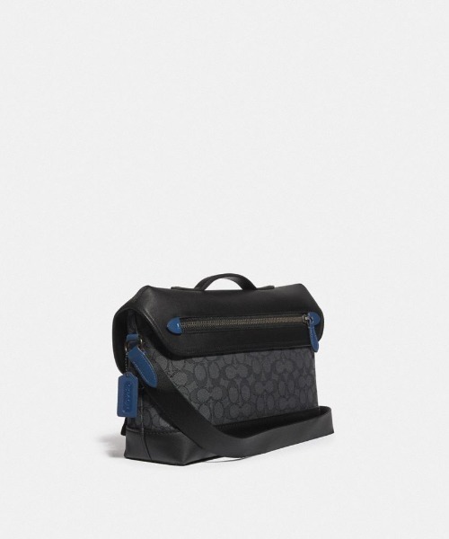 COACH(コーチ)の「リーグ バイク バッグ シグネチャー ジャカード COACH(コーチ)の「リーグ バイク バッグ シグネチャー ジャカード