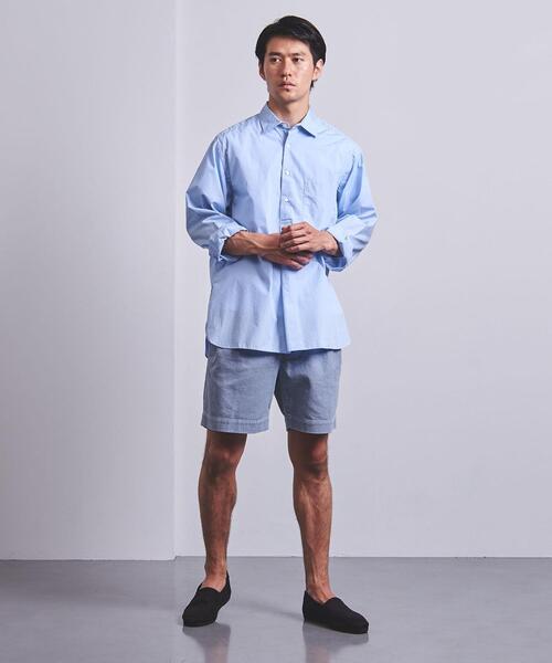 UNITED ARROWS(ユナイテッドアローズ)の「<UNITED ARROWS> 200/2 ブロード プルオーバー レギュラー(シャツ/ブラウス・メンズ・ライトブルー/オフホワイト・SMALL/MEDIUM/X-LARGE/LARGE)」の7枚目の写真
