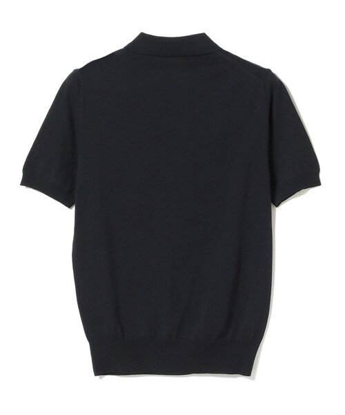 BEAMS F(ビームスエフ)の「BEAMS F / ニット ポロシャツ(ポロシャツ・メンズ・ホワイト/ネイビー/ダークブラウン/ブラック/パープル・46/48/50/52/44)」の13枚目の写真