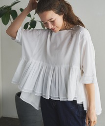 PUAL CE CIN | インドコットンボイルプルオーバーブラウス(シャツ/ブラウス)