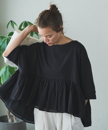 PUAL CE CIN | インドコットンボイルプルオーバーブラウス(シャツ/ブラウス)