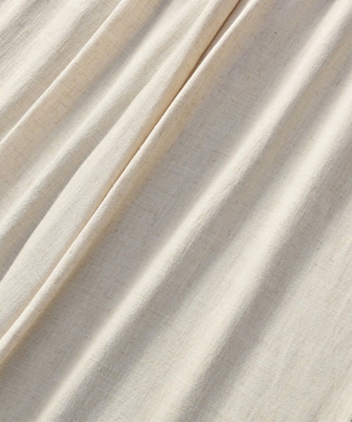 aimoha（アイモハ）の「綿麻ワイドパンツ（その他パンツ・レディース・ブラック/グリーン/オフホワイト/ホワイト/ピンク・MEDIUM/LARGE/SMALL）」の12枚目の写真