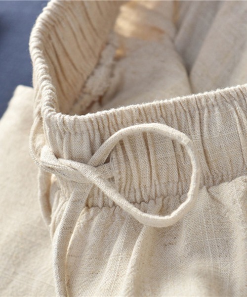 aimoha（アイモハ）の「綿麻ワイドパンツ（その他パンツ・レディース・ブラック/グリーン/オフホワイト/ホワイト/ピンク・MEDIUM/LARGE/SMALL）」の13枚目の写真