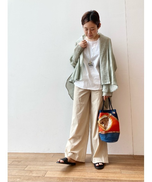 BEARDSLEY(ビアズリー)の「【アソート】ヴィンテージスカーフバッグ(トートバッグ・レディース・インディゴブルー・FREE)」の2枚目の写真