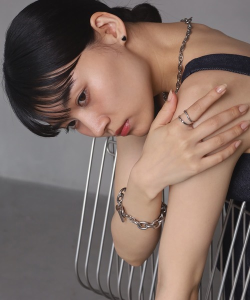 LHME（エルエイチエムイー）の「【WEB限定】“100%PURE!!!”アズキチェーンブレスレット/サージカルステンレス（金属アレルギー対応）【LHME / エルエイチエムイー】（ブレスレット・レディース・シルバー・S/M）」の19枚目の写真