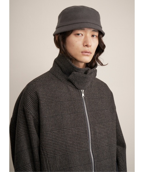 And A（アンドエー）の「TROVE トローブ / MJUK HAT ミューク バケットハット / 65HAT01（ハット・メンズ・グレイッシュベージュ/ブラック・ONE SIZE）」の5枚目の写真