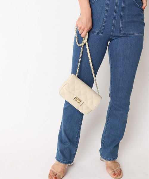 U by SPICK&SPAN(ユーバイスピックアンドスパン)の「【AULENTTI/オウレンティ】 キルティングショルダーバッグ◆(ショルダーバッグ・レディース・ブラック/アイボリー/ボルドー・FREE)」の11枚目の写真