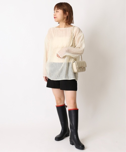U by SPICK&SPAN(ユーバイスピックアンドスパン)の「【AULENTTI/オウレンティ】 キルティングショルダーバッグ◆(ショルダーバッグ・レディース・ブラック/アイボリー/ボルドー・FREE)」の14枚目の写真