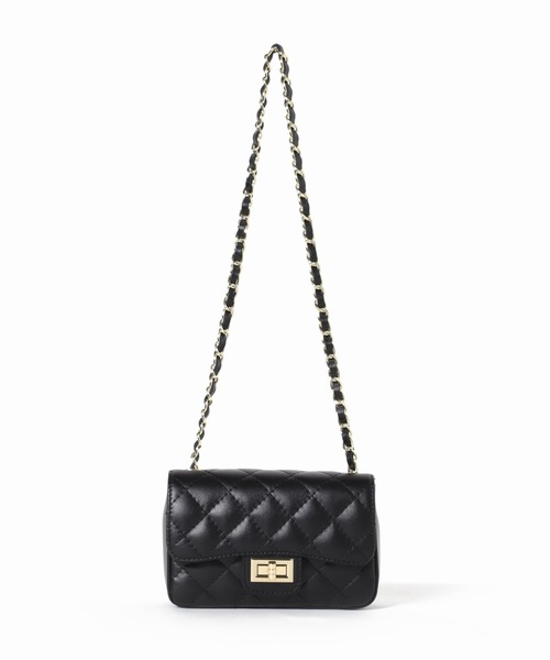 U by SPICK&SPAN(ユーバイスピックアンドスパン)の「【AULENTTI/オウレンティ】 キルティングショルダーバッグ◆(ショルダーバッグ・レディース・ブラック/アイボリー/ボルドー・FREE)」の17枚目の写真