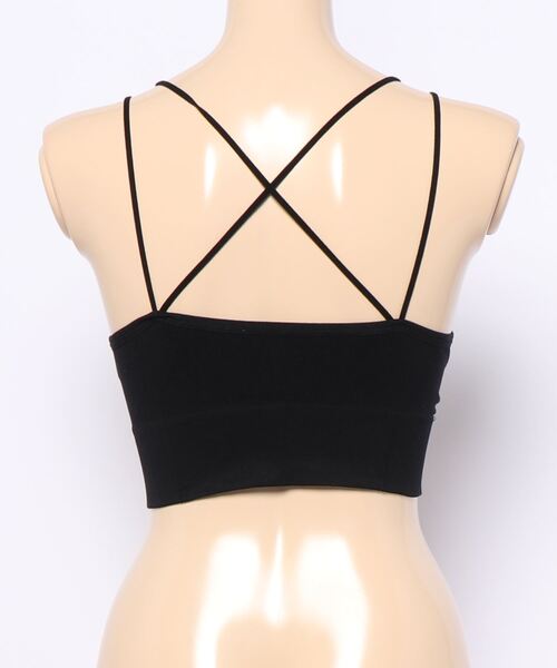 RASVOA(ラスボア)の「ダブルストラップブラトップ(キャミソール・レディース・ブラック/オフホワイト・FREE)」の3枚目の写真