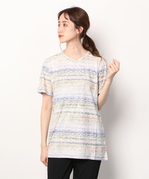 INNOCENT(イノセント)の「【T18】【BENSON/ベンソン】グラフィカルデザイン クルーネック Tシャツ(Tシャツ/カットソー・レディース・その他2/その他1/その他3・MEDIUM/SMALL)」の13枚目の写真