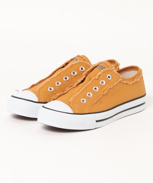 moz(モズ)の「moz(モズ)ひも無しキャンバススニーカー(スニーカー・レディース・ホワイト/ブラック/グレー/マスタード/ベージュ/ライトグリーン/オレンジ/チャコールグレー/ブラック系その他・23.5cm/24.0cm/24.5cm/22.5cm/23.0cm)」の18枚目の写真