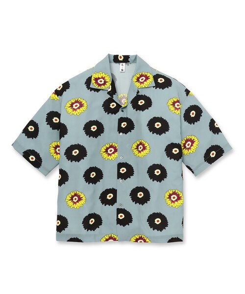 tk.TAKEO KIKUCHI（ティーケータケオキクチ）の「◆Eiji Fukui×tk.TAKEO KIKUCHI コラボFlower総柄シャツ（シャツ/ブラウス・メンズ・ホワイト系6/ブルー系8/ブラック系3・88/66）」の4枚目の写真