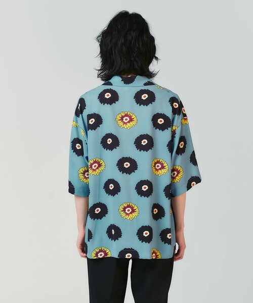 tk.TAKEO KIKUCHI（ティーケータケオキクチ）の「◆Eiji Fukui×tk.TAKEO KIKUCHI コラボFlower総柄シャツ（シャツ/ブラウス・メンズ・ホワイト系6/ブルー系8/ブラック系3・88/66）」の13枚目の写真