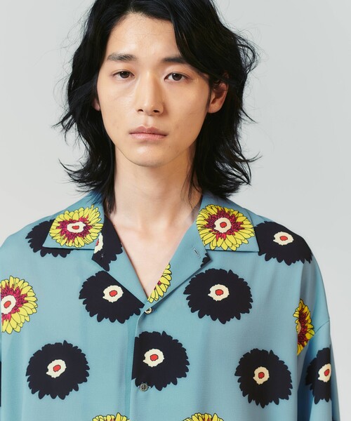 tk.TAKEO KIKUCHI（ティーケータケオキクチ）の「◆Eiji Fukui×tk.TAKEO KIKUCHI コラボFlower総柄シャツ（シャツ/ブラウス・メンズ・ホワイト系6/ブルー系8/ブラック系3・88/66）」の14枚目の写真