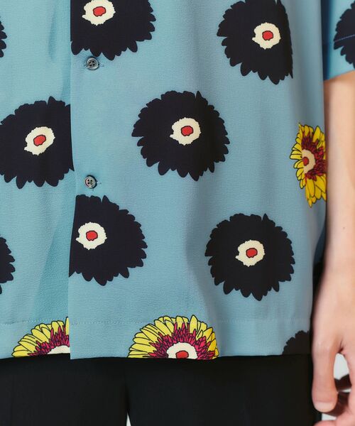 tk.TAKEO KIKUCHI（ティーケータケオキクチ）の「◆Eiji Fukui×tk.TAKEO KIKUCHI コラボFlower総柄シャツ（シャツ/ブラウス・メンズ・ホワイト系6/ブルー系8/ブラック系3・88/66）」の16枚目の写真