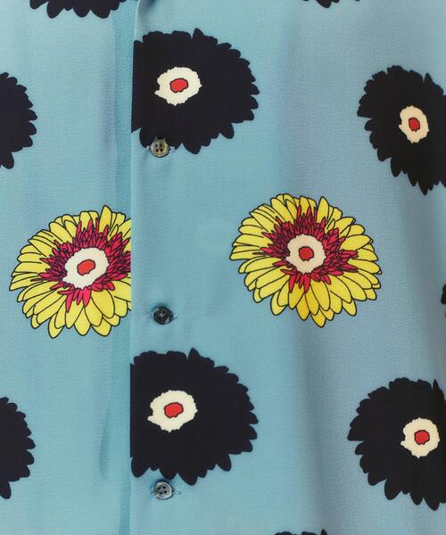 tk.TAKEO KIKUCHI（ティーケータケオキクチ）の「◆Eiji Fukui×tk.TAKEO KIKUCHI コラボFlower総柄シャツ（シャツ/ブラウス・メンズ・ホワイト系6/ブルー系8/ブラック系3・88/66）」の17枚目の写真