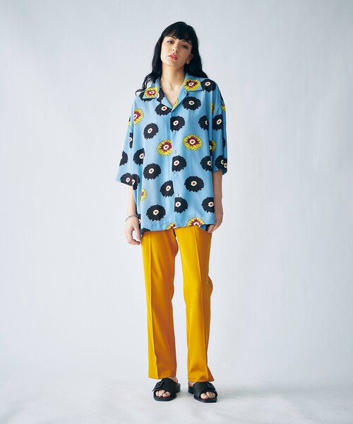 tk.TAKEO KIKUCHI（ティーケータケオキクチ）の「◆Eiji Fukui×tk.TAKEO KIKUCHI コラボFlower総柄シャツ（シャツ/ブラウス・メンズ・ホワイト系6/ブルー系8/ブラック系3・88/66）」の20枚目の写真