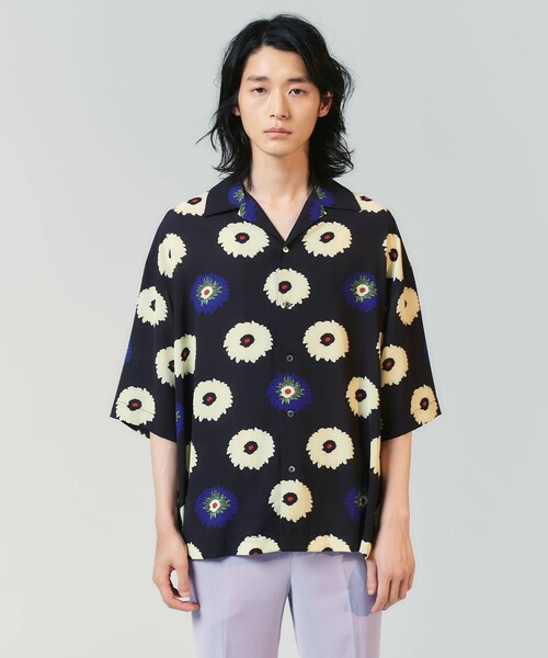 tk.TAKEO KIKUCHI（ティーケータケオキクチ）の「◆Eiji Fukui×tk.TAKEO KIKUCHI コラボFlower総柄シャツ（シャツ/ブラウス・メンズ・ホワイト系6/ブルー系8/ブラック系3・88/66）」の21枚目の写真