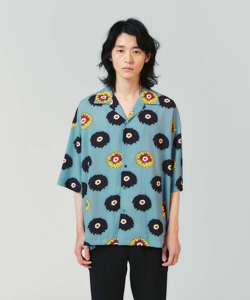 tk.TAKEO KIKUCHI（ティーケータケオキクチ）の「◆Eiji Fukui×tk.TAKEO KIKUCHI コラボFlower総柄シャツ（シャツ/ブラウス・メンズ・ホワイト系6/ブルー系8/ブラック系3・88/66）」の11枚目の写真