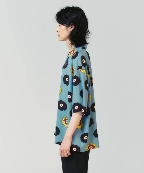 tk.TAKEO KIKUCHI（ティーケータケオキクチ）の「◆Eiji Fukui×tk.TAKEO KIKUCHI コラボFlower総柄シャツ（シャツ/ブラウス・メンズ・ホワイト系6/ブルー系8/ブラック系3・88/66）」の12枚目の写真