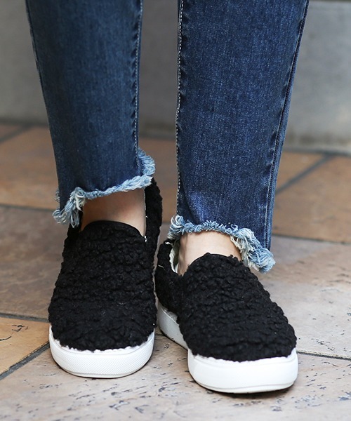 チチカカ（チチカカ）の「ボアスリッポン（スリッポン・レディース・ホワイト/イエロー/ブラウン/ブラック・MEDIUM/LARGE）」の9枚目の写真