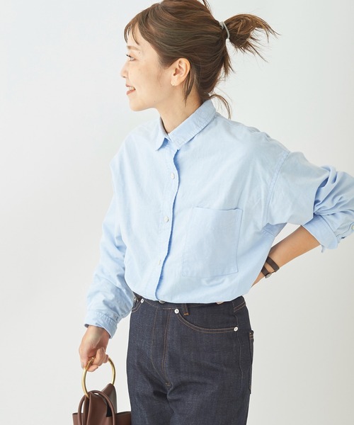 ★プラージュ★lightシャツ　ブルー plage（プラージュ）の「Dry ox boys シャツ◇（シャツ/ブラウス