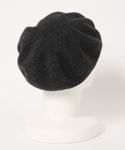 arth(アース)の「arth Ca/W Basque Beret(ハンチング/ベレー帽・レディース・ダークグレー/パープル/ホワイト/オレンジ/ブラウン・57cm)」の6枚目の写真
