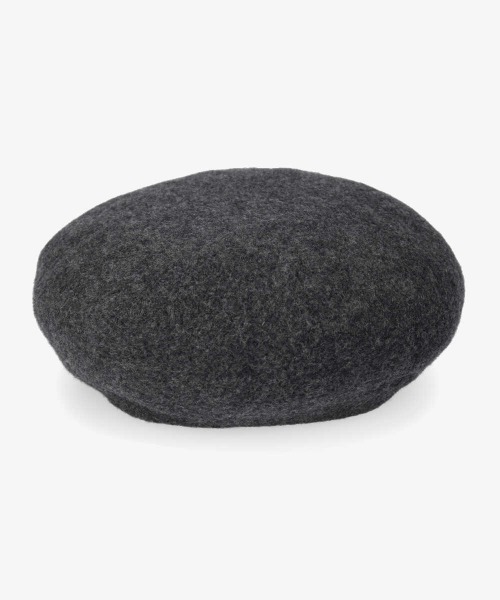 arth(アース)の「arth Ca/W Basque Beret(ハンチング/ベレー帽・レディース・ダークグレー/パープル/ホワイト/オレンジ/ブラウン・57cm)」の2枚目の写真