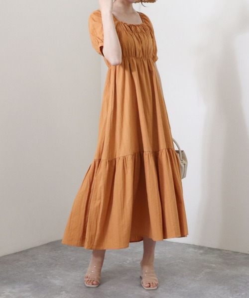 セール ドビーストライプスクエアシャーリングワンピース ワンピース Archives アルシーヴ のファッション通販 Zozotown