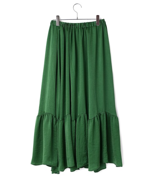 ADAM ET ROPE'（アダムエロペ）の「スウィングフレアイージースカート（スカート・レディース・ブラック/モスグリーン・FREE）」の8枚目の写真