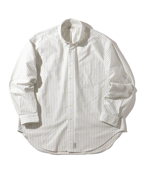 SEDAN ALL-PURPOSE(セダンオールパーパス)の「SEDAN ALL-PURPOSE / Oxford Big Button down Shirt(シャツ/ブラウス・メンズ・オフホワイト/ライトブルー・X-LARGE/XX-LARGE/LARGE)」の5枚目の写真