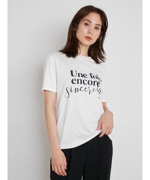 SNIDEL（スナイデル）の「ロゴT-Shirt（Tシャツ/カットソー
